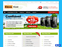 Tablet Screenshot of elevahost.com.br